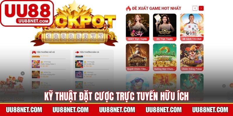 Kỹ thuật đặt cược trực tuyến hữu ích cho tân thủ